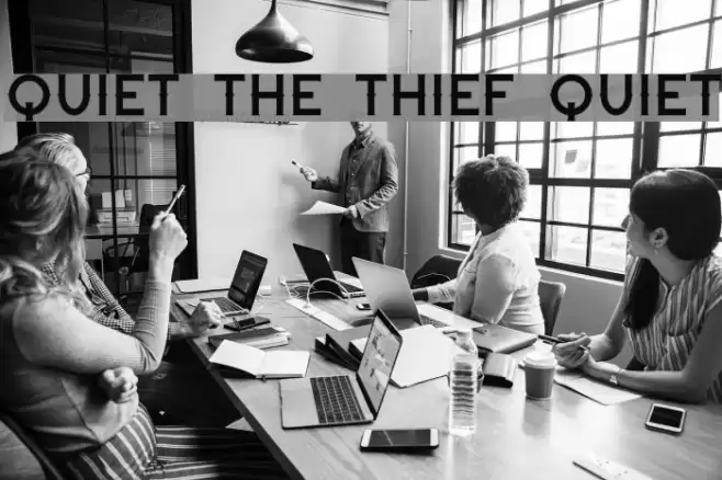 Quiet the Thief Quiet フォント examples