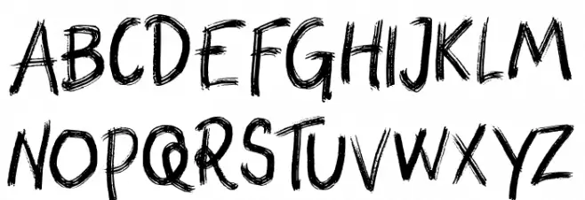 QuietFREE Font Litere mari