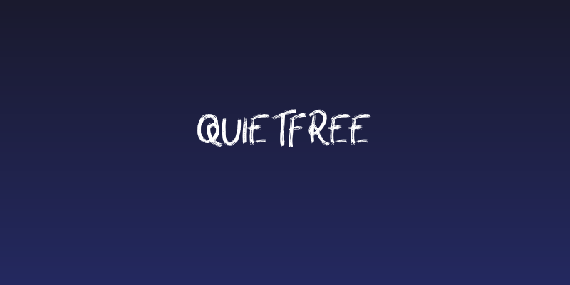 QuietFREE Social Header