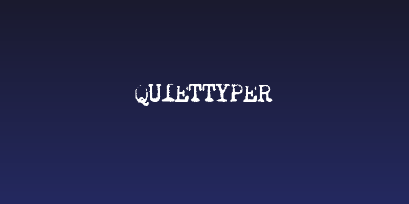 QuietTyper Social Header