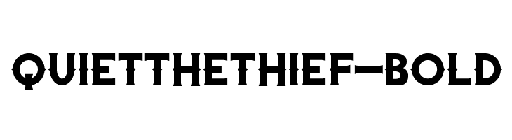 QuiettheThief-Bold Font