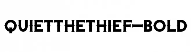 QuiettheThief-Bold  नि: शुल्क फ़ॉन्ट्स डाउनलोड