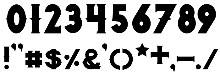 QuiettheThief-Bold Font OTHER CHARS