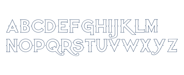 QuiettheThief-EmptyBold Lowercase