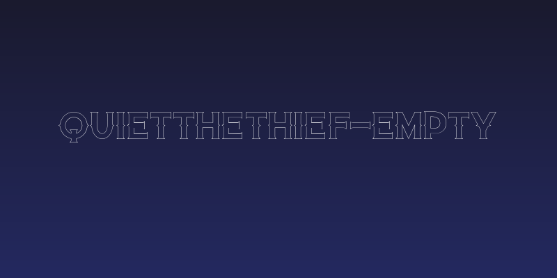 QuiettheThief-Empty Social Header