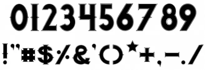 QuiettheThief-OutlinedTight Font OTHER CHARS