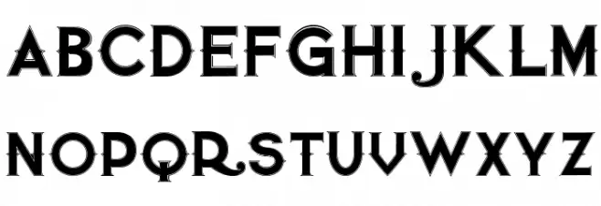 QuiettheThief-OutlinedTight Шрифта ВЕРХНИЙ