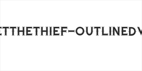 QuiettheThief-OutlinedWide Logo