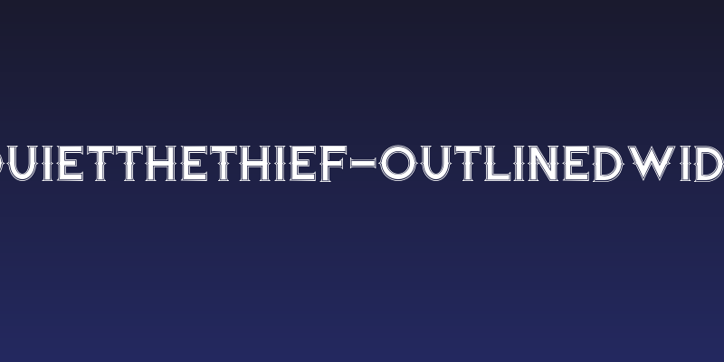 QuiettheThief-OutlinedWide Social Header
