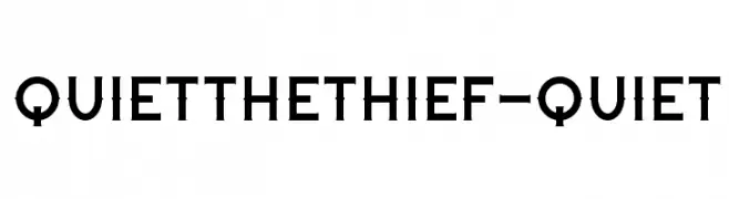 QuiettheThief-Quiet  नि: शुल्क फ़ॉन्ट्स डाउनलोड