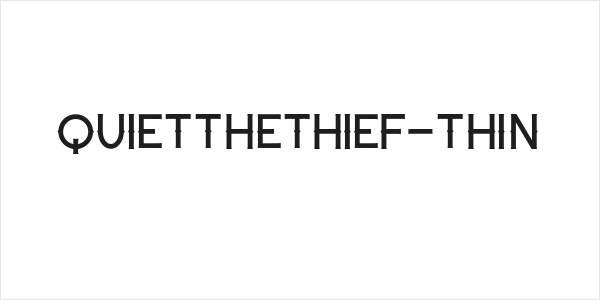 QuiettheThief-Thin Logo