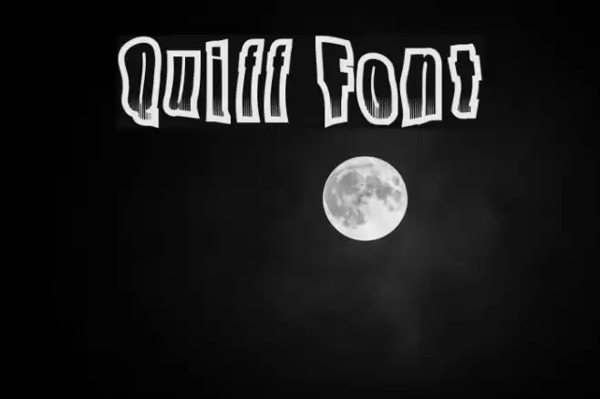 Quiff フォント examples
