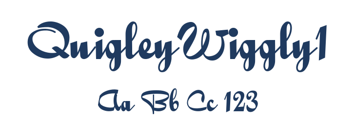 QuigleyWiggly1 Font Preview