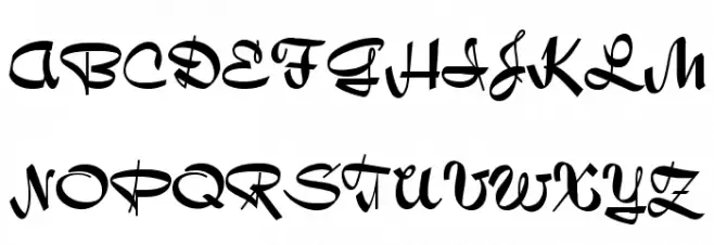 QuigleyWiggly Schriftart Groß