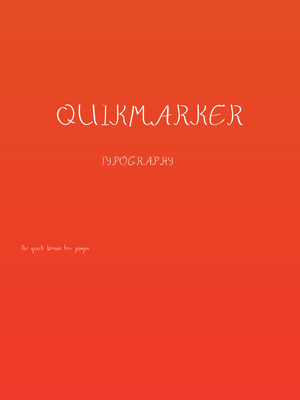 QuikMarker Poster