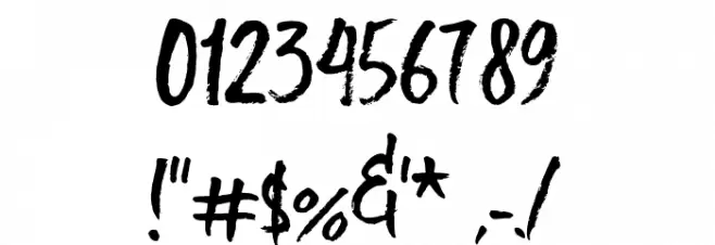 Quikers Font OTHER CHARS