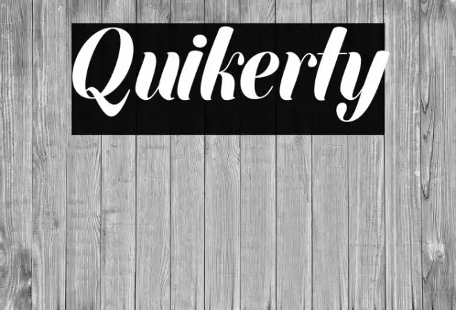 Quikerty Font examples