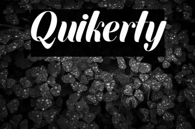 Quikerty Font examples