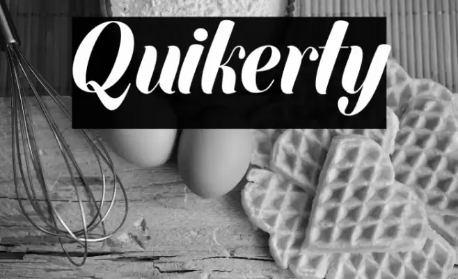 Quikerty Font examples