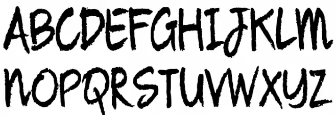 Quikhand Schriftart Groß
