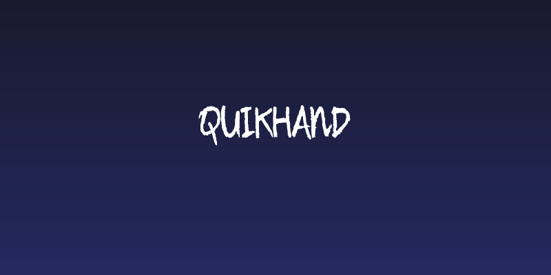 Quikhand Social Header