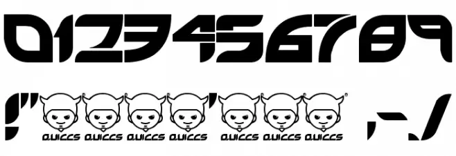 QuikiDigitalNinja Font OTHER CHARS