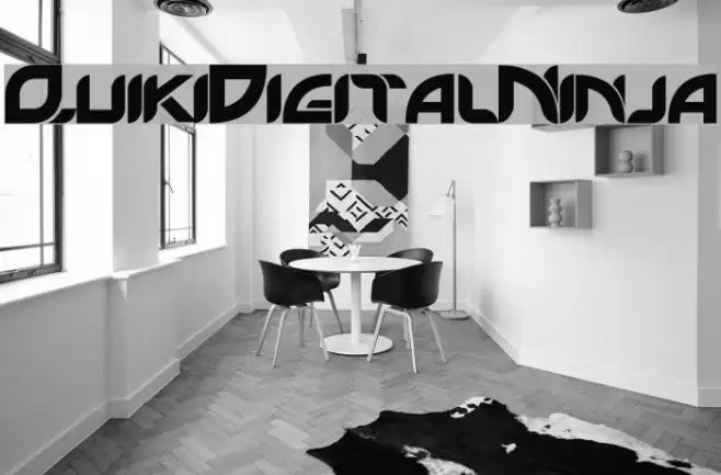 QuikiDigitalNinja Font examples
