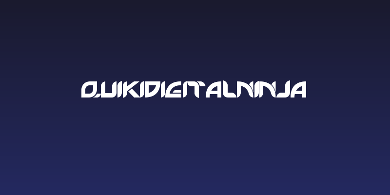 QuikiDigitalNinja Social Header