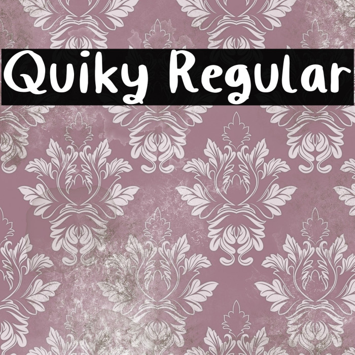 Quiky Regular Example 2