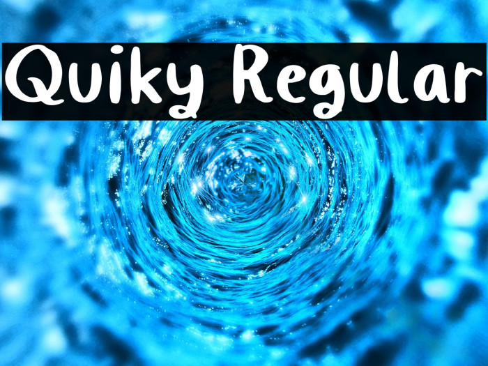 Quiky Regular Example 3