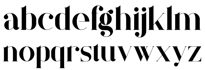 Quilin Font LOWERCASE