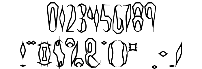 Quill Experimental O BRK Font OTHER CHARS
