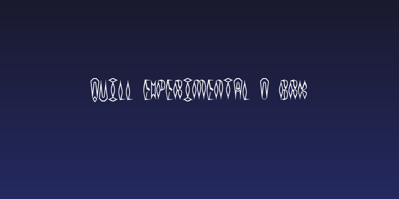Quill Experimental O BRK Social Header