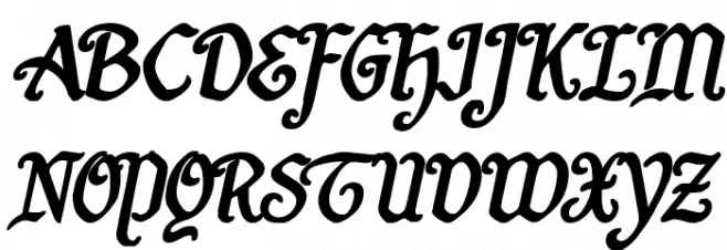 Quill Sword Bold Italic Fonte MAIÚSCULAS