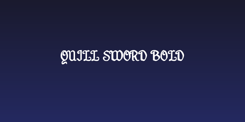 Quill Sword Bold Social Header