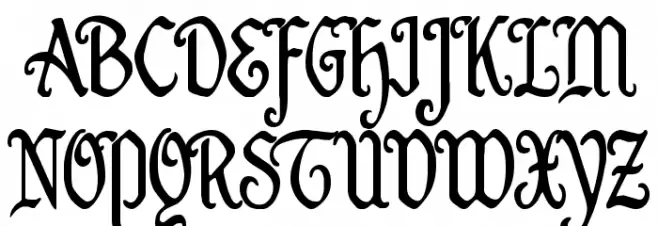 Quill Sword Condensed Fonte MAIÚSCULAS