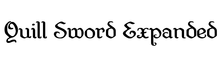 Quill Sword Expanded  font caratteri gratis