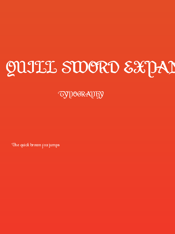 Quill Sword Expanded Poster