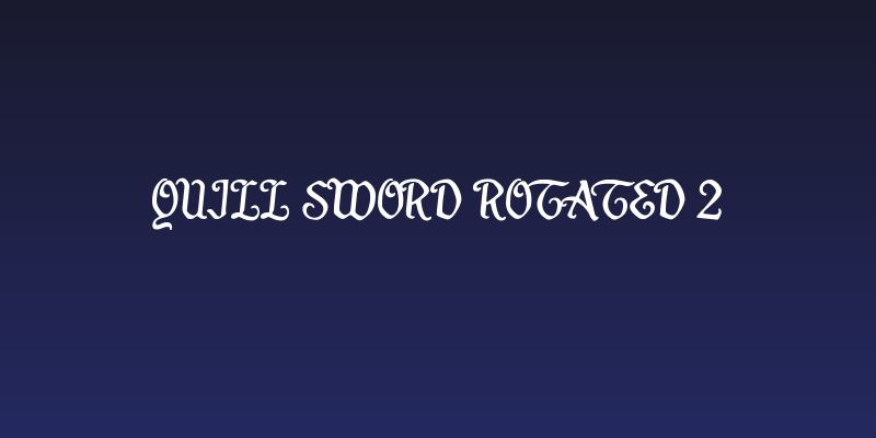 Quill Sword Rotated 2 Social Header