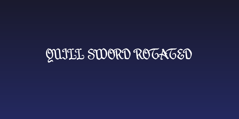 Quill Sword Rotated Social Header