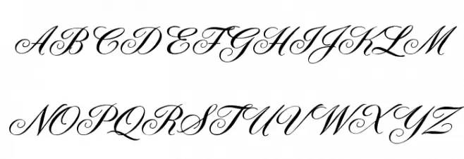 Quill Schriftart Groß