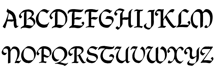 QuillCapitals Font LOWERCASE