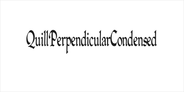QuillPerpendicularCondensed Logo