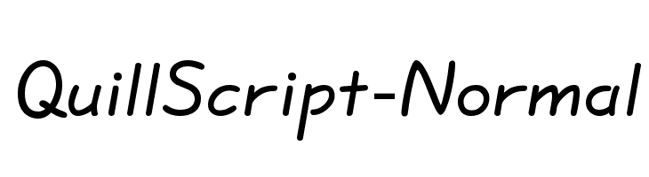 QuillScript-Normal Font