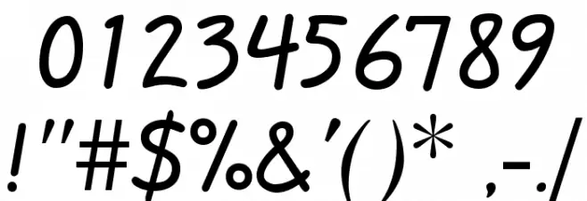 QuillScript-Normal Font OTHER CHARS