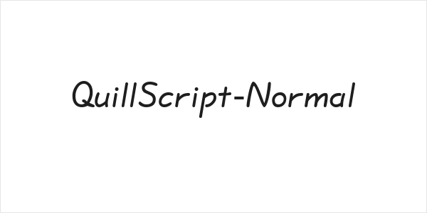 QuillScript-Normal Logo