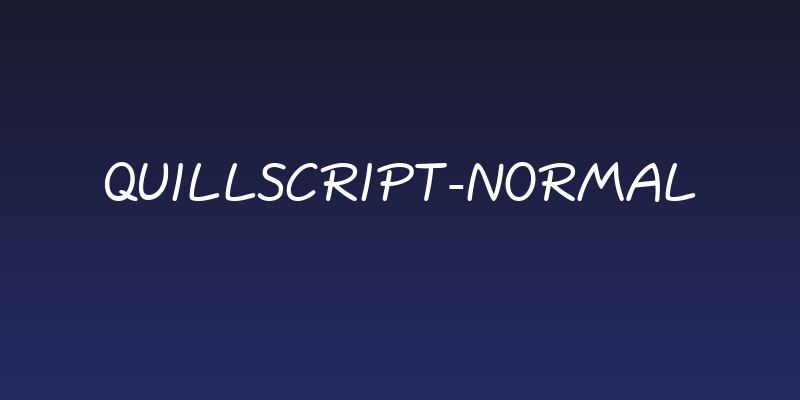 QuillScript-Normal Social Header