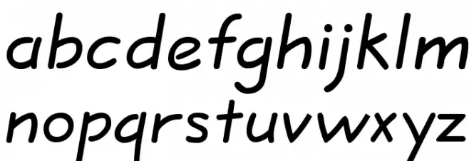 QuillScript-Normal Font LOWERCASE