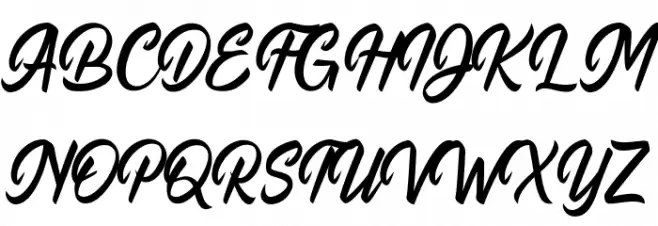 Quillain Schriftart Groß