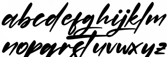 Quillajas Script Italic Polices MINUSCULES